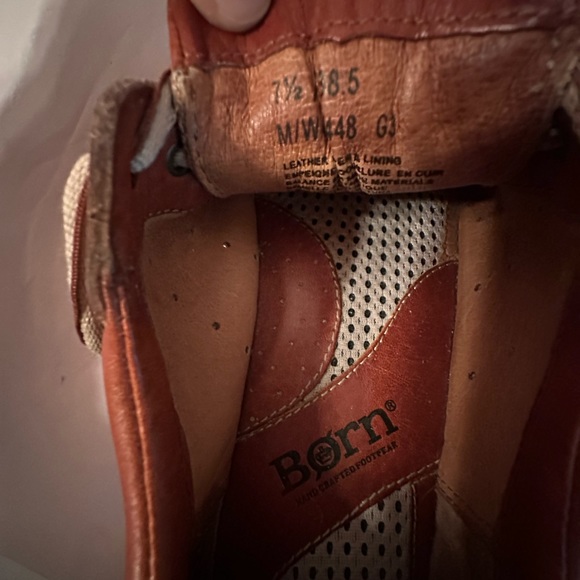 Brown leather lace ups - Picture 4 of 10